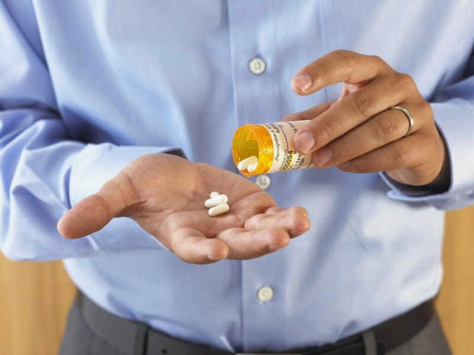Tabletten gegen die Symptome einer Prostatitis