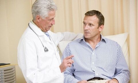 Rücksprache mit einem Arzt bei Prostatitis