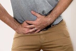 Schmerzen im Unterleib bei Prostatitis