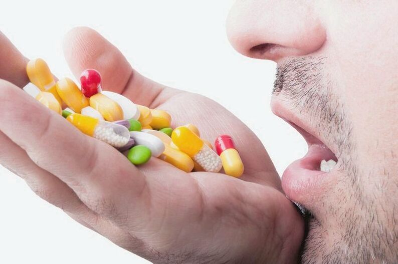 Nehmen Sie Tabletten gegen Prostatitis