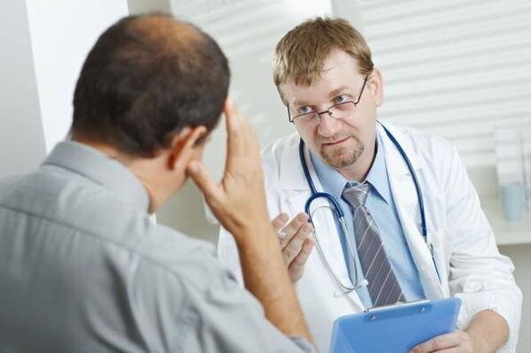 Rücksprache mit einem Arzt bei Prostatitis